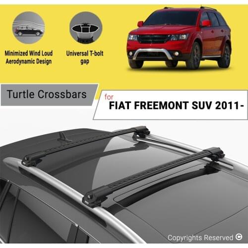 BARS FOR FIAT FREEMONT SUV 2011 ON ALUMINUM ALLOY SIDEBARS CAR ROOF RACK LUGGAGE CARRIER CROSSBAR