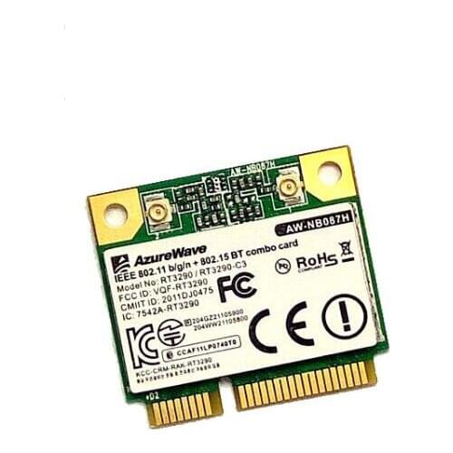 New Ralink RT3290 2.4G Mini PCI-E 802.11 b/g/n+Bluetooth 3.0 combo wireless network card for ASUS Acer Samsung Sony Toshiba DELL