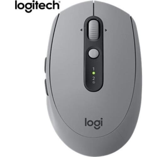 Logitech Gray M590 Silent Wireless Bluetooth Mouse Dual Mode Nano Receiver without retail box