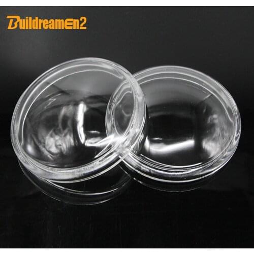 Buildreamen2 90mm Round Car Fog Light Transparent Glass Lens Cover For Ford Focus Ranger Transit Fusion C-Max Explorer C-Max Ka