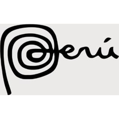 Black/Sliver Interesting Peru Car Sticker And Decals Car Sticker Car Styling Decoration Door Window Vinyl Stickers C453