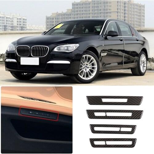 For BMW 7 Series F01 F02 F03 F04 2009-2014ABS Car Seat Adjustment Memory Button Switch Frames Covers Decoration Trim Accessories