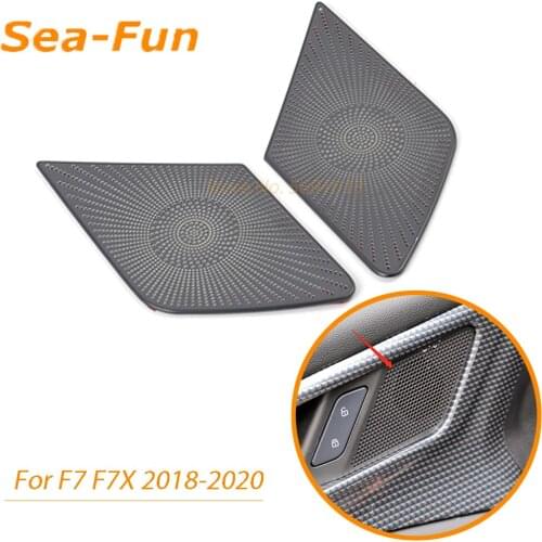 For Haval F7 F7X 2018 2019 2020 Car Door Handle Horn Hood Speaker Decoration Cover Protective Stickers Interior Accessories