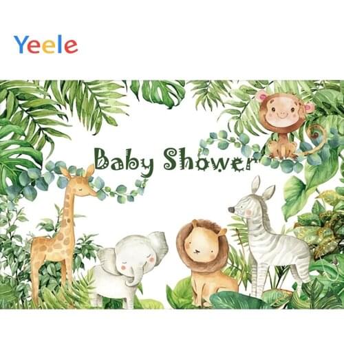 Flower Forest Animal Family Newborn Baby Birthday Party Backdrop Photography Custom Photographic Background For Photo Studio