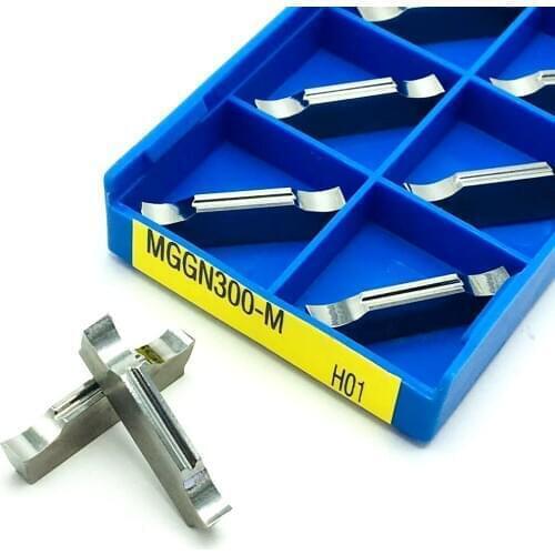 MGGN300-M H01 grooving blade processing KORLOY carbide 3mm cutting blade MGGN 300 aluminum grooving turning tool
