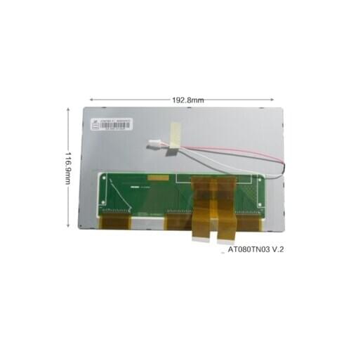 INNOLUX New original 8.0 inch TFT LCD Display Screen AT080TN03 V.2 WVGA 800(RGB)*480