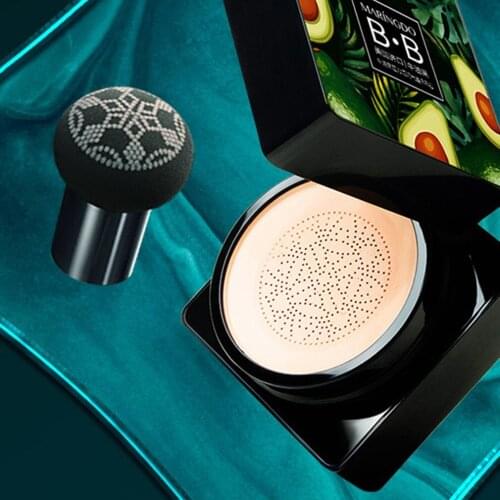 Avocado BB Cream Air Pillow Face Foundations Mushroom Head Concealer Base Makeup Cosmetic Waterproof Brighten