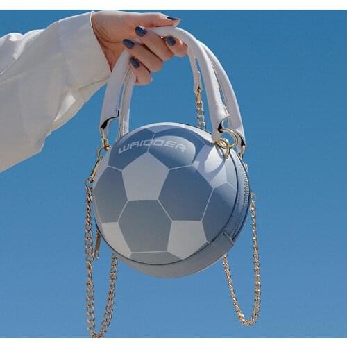 Fashion Female Casual Pink Basketball Bags New Ball Purses for Teenagers Womens Shoulder Bag Crossbody Chain Purses and Handbags