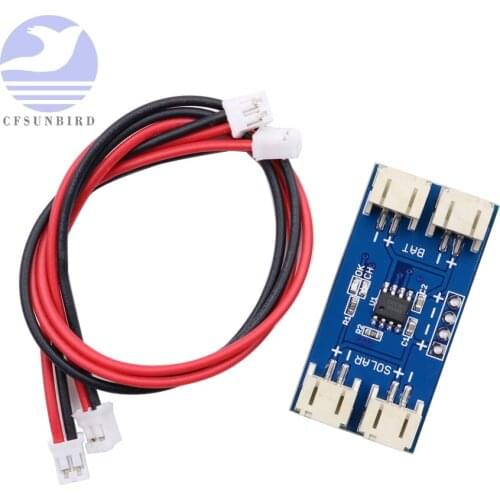 Pcbfun Mini Solar Lipo Charger CN3163 Solar Panel Regulator Controller Input Voltage 4.4V-6V Solar Panel Input 0.99A PH2.0-2P