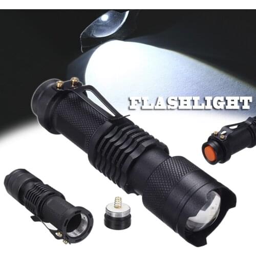 Portable Mini UV Torch Ultra LED Zoom Flashlight Violet Purple Blacklight Lamp 3 Mode Adjustable For Detector Outdoor Activities