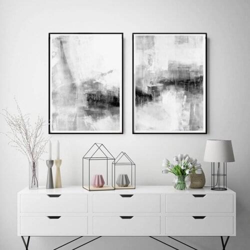 Simple Scandinavian small fresh and beautiful sea beach restaurant poster art decoration picture core inkjet painting