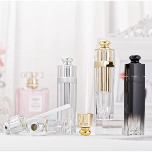 10/30/50pcs 5ml Empty Transparent Lip Gloss Tubes Plastic Lip Balm Tube Lipstick Mini Refillable Cosmetic Container
