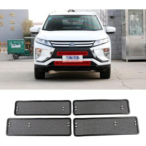 For Mitsubishi Eclipse Cross 2017 2018 2019 2020 Front Grills Insect Net Radiator Protective Cover Anti Insect Sand Mesh