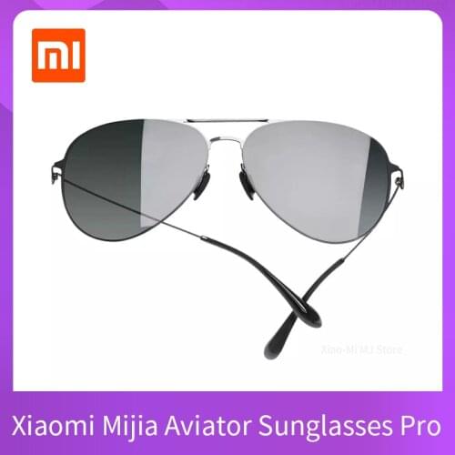 New Xiaomi Mijia Aviator Sunglasses Pro UV Block Anti-glare Ultra-thin Stainless Steel Frame for Outdoor Travel Man Woman