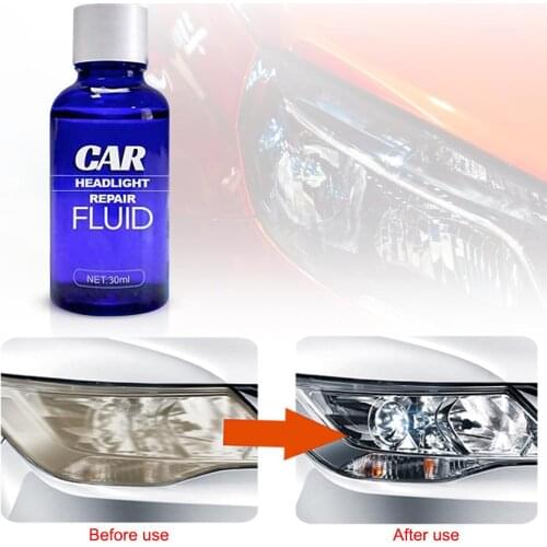 Car Headlight Scratch Remover Fast UV Protection Car Light Cleaner Headlamp Service Fluid Automotive Headlight Restoration Kit