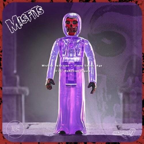 Super7 Misfits Fiend Static Age Movies and Tv Hang Card Toy Action Figures Toys for Children Gift