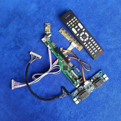 USB VGA AV HDMI-compatible 4CCFL 30-Pin LVDS DIY kit 1920*1080 Fit M240HW01 V0/V2/V4/V5 Signal Analog LCD panel controller board