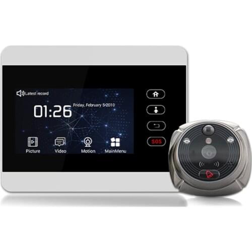 2MP 130 Degree Wide Angle WIFI/GSM Video Door Phone Two Way Intercom Night Vision Doorbell Motion Detection DoorViewer