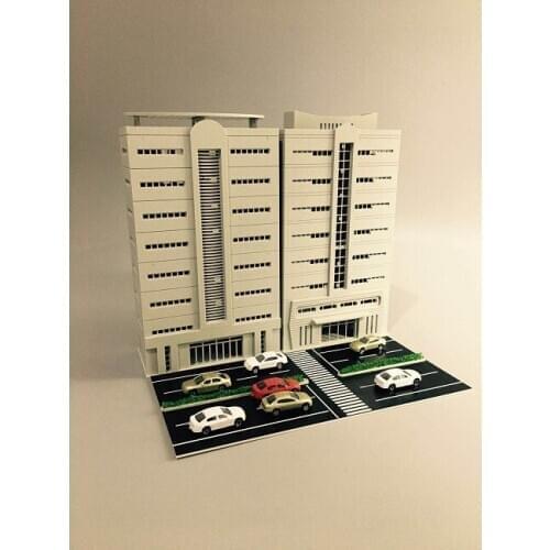 High Quality Outland Building Model N Scale Gauge 1/144 Scene Modern House Apartment Miniatures Ornaments Crafts Gift