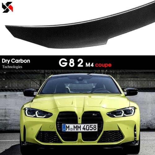 Atoclave Dry Carbon 3*3 CF Rear Trunk Spoiler Highkick Lids Wing Duckbill for BMW New M4 2-Door Coupe G82 2021 - 2026