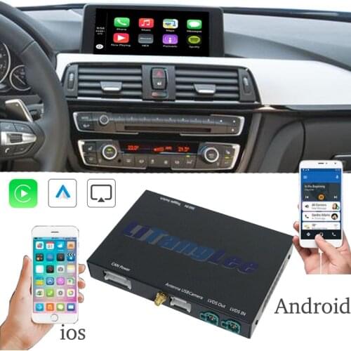 Car Camera Carplay Decoder Adapter For BMW X3 F25 CIC NBT EVO Mirror Link Display Android Auto Play 360 BirdView