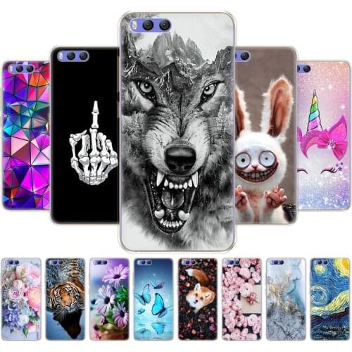 Case For xiaomi Mi Note 3 soft Cases back Cover For Mi Note 3 TPU silicon Shell For xiaomi Mi Note3 printing protective coque