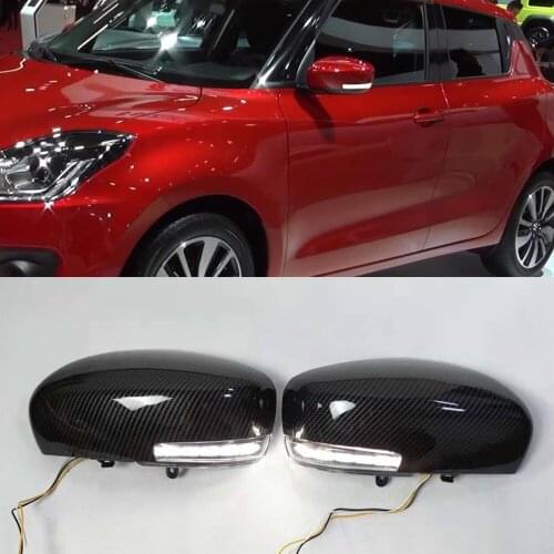 CSCSNL 1Pair For Suzuki Swift 2018 2019 2020 Dynamic LED Turn Signal Light Side Wing Rearview Mirror Cover Lamp