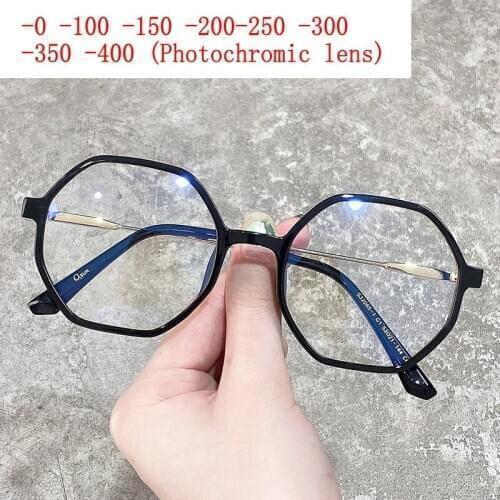 Photochromic green glasses Chameleon transition eyeglasses women cat frame custom prescription myopia Minus New Sunglasses NX