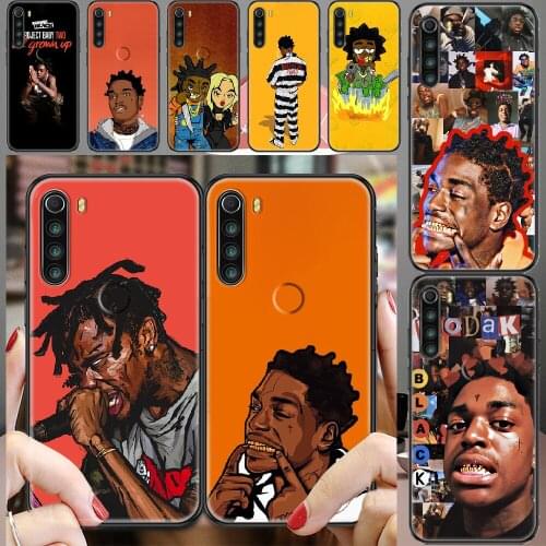 Kodak Black Rapper Phone case For Xiaomi Redmi Note 7 7A 8 8T 9 9A 9S K30 Pro Ultra black soft waterproof pretty shell painting