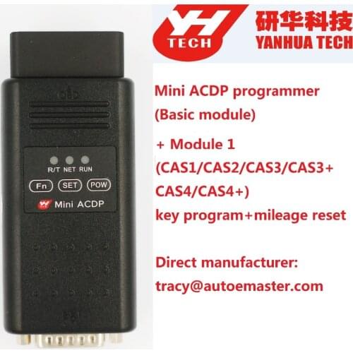 Best car key programmer Yanhua mini ACDP for BMW FEM BDC CAS3 CAS4+ Key Program Mileage Reset ISN Code Reading Without Soldering