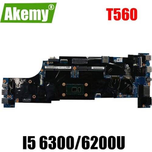 For Lenovo ThinkPad T560 laptop motherboard with CPU i5 6300/6200U tested 100% work FRU 01ER003 01AY300 01AY306 01AY326 01AY320