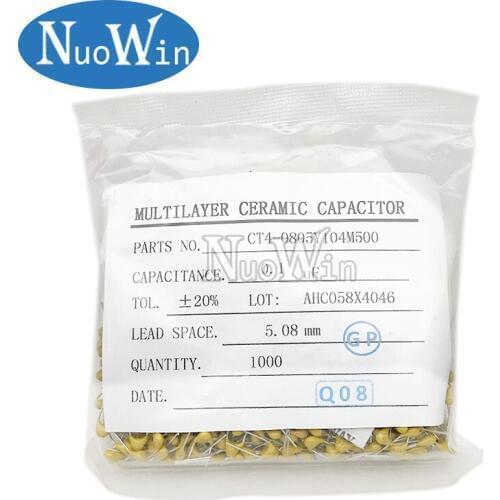 1000pcs 50V monolithic ceramic capacitor 10PF ~ 10UF 22PF 47NF 220NF 1NF 4.7UF 1UF 100NF 330NF 0.1UF 102 104 105 106 103 473 334