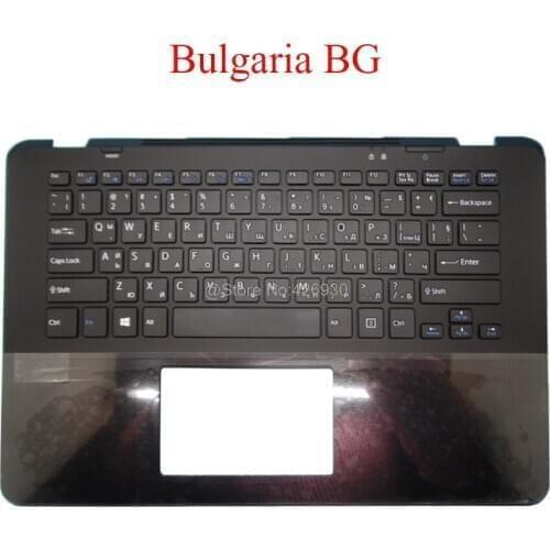 Laptop Palmrest BG GK HU GR SL CZ Keyboard For SONY For VAIO SVF14A SVF14A15ST SVF14A1C5E SVF14A1M2E SVF14A1S9R 5JGD5PHN090