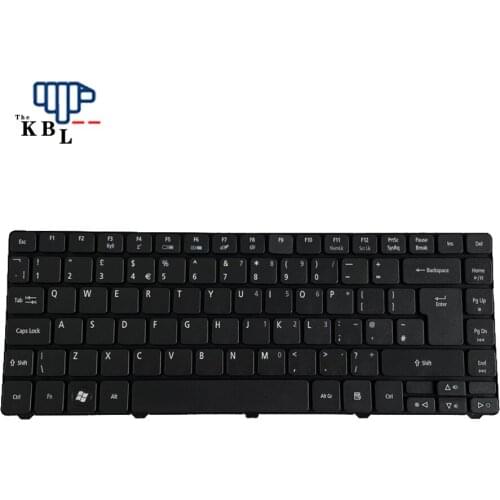 New For Acer Aspire 3810T 3820T 4750 UK Language Black Laptop Keyboard V104662AK3