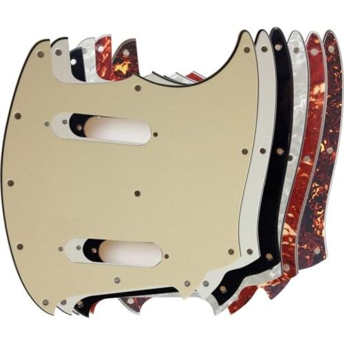 Pleroo Custom Guitar pickgaurd Scratch Plate - For US Mustang Guitar Pickguard No control hole Scratch Plate