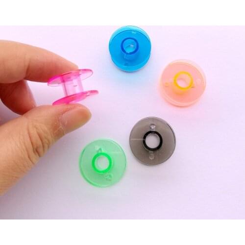 20pcs Empty Colorful Bobbins Spool bobbin for Brother Janome Singer Elna Sewing Machine DIY tools