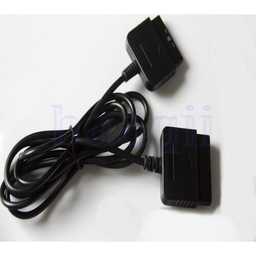 MLLSE Game Controller Extension Cable Cord Wire Replacement Fit For Sony Playstation PS2 Black A1971