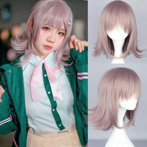 Super DanganRonpa Cosplay Hair Chiaki Nanami Costume Play Woman Adult Cosplay Headwear Halloween Anime Game Hair