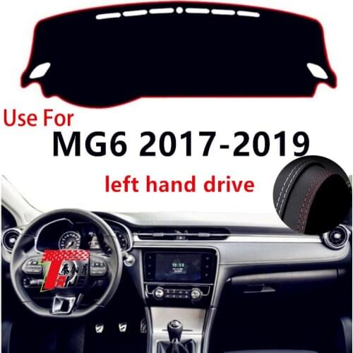 TAIJS Factory High Quality Classic Casual Leather Car Dashboard Cover For MG6 2017 2018 2019 Left hand drive