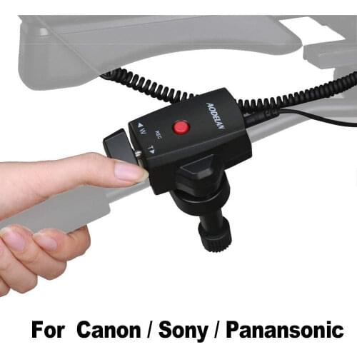 AODELAN Lanc Camcorder Zoom Controller Video Camera Zoom Video Recording Remote Control with 2.5mm Cable for Sony Canon Panasoni