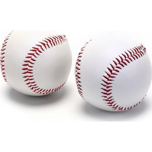 High Quality 9" baseballs pvc upper rubber inner soft hard balls softball training exercise