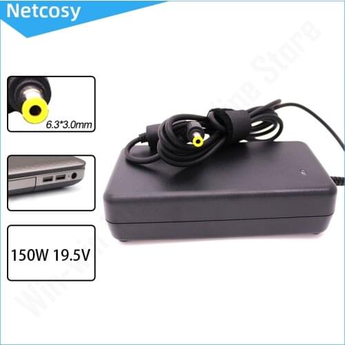 19.5V 7.7A 150W 6.3*3.0mm AC Adapter Power Supply Charger For Lenovo IdeaCentre A730 A710 A720 A700 All in One Laptop