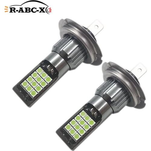 2 Pcs 3030 SMD H7 H11 H8 Car Foglamps Accessories Auto Running Head Fog Light 10V-30V 12V 24V Green Blue White Led Bulbs