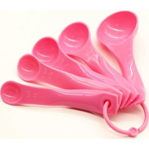 5PCS Plastic Measuring Spoon Versatile Measuring Tablespoon Milk Powder Spoons Baking Spoon Small Measuring Scoop