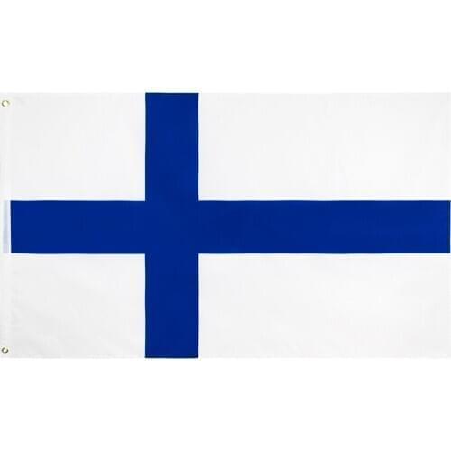 90x150 CM blue cross Suomen tasavalta suomi fi fin Finland Flag For Decoration
