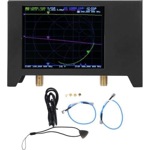 50KHz-3GHZ Antenna Analyzer 2.8in Screen with Shell SAA2 NanoVNA V2 Network Analysising Tool