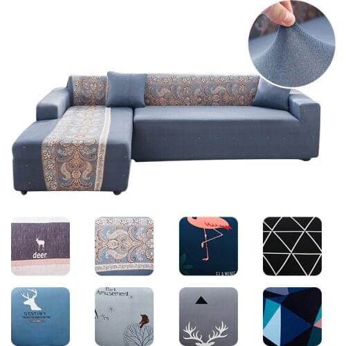 Sofa Cover for Living Room Elastic Universal Sofa Cover Spandex Covers for Corner Sofa Chaise Cover Lounge Sofa Cover Adjustable