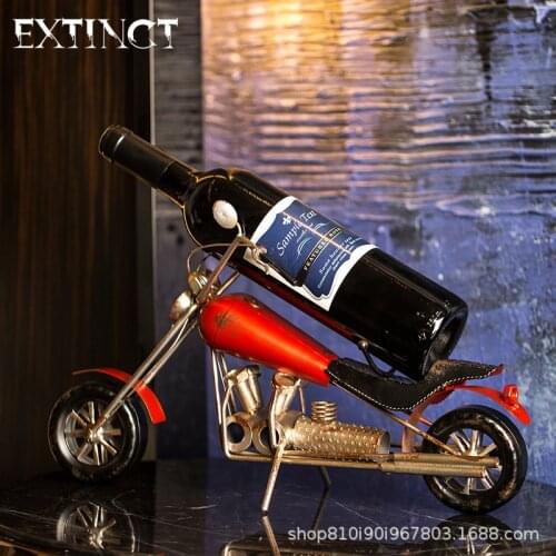 European Car Motorcycle Model Wine Rack Creative Living Room Wine Cabinet Wine Shelf Crafts Home Desktop Decoration