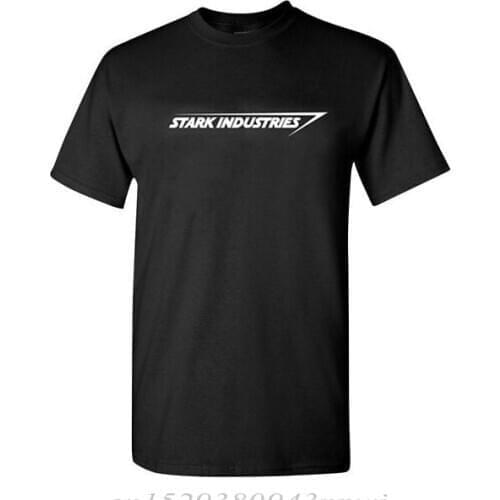 Stark Industries t shirt man MAN t shirts Clothing Cotton T Shirt Top Free Shipping Tee Shirts Oversize Streetwear For Men