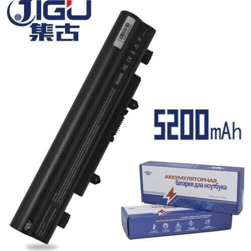JIGU 11.1V 6 CELLS NEW Laptop Battery AL14A32 For ACER For Aspire E14 E15 E15-511 E5-421 E5-551G E5-572G E5-471G Black Battery